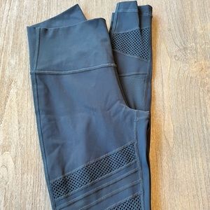 Lululemon wunder under, mesh details on the front, steel blue/grey Size 6